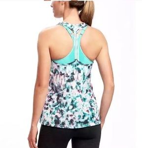 Watercolor Razorback Workout Tank